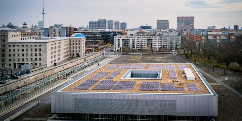 Photovoltaik-Dachanlage, Topographie des Terrors, Berlin