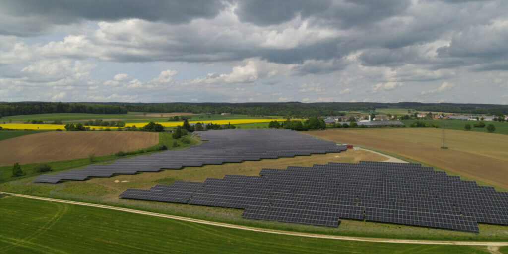 Solarpark Heudorf in Meßkirch (Landkreis Sigmaringen, Baden-Württember) 7,4 Megawatt Freiflächen-Solarpark, Inbetriebnahme 2022