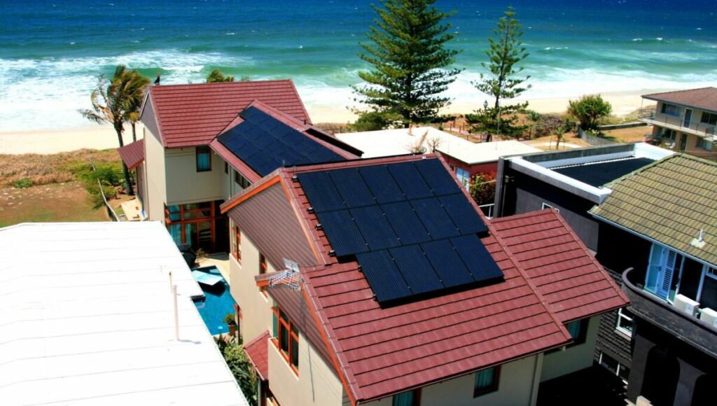 Australien, Quells, Hanwha Quells, Häuser mit Q.Peak-Solarmodulen