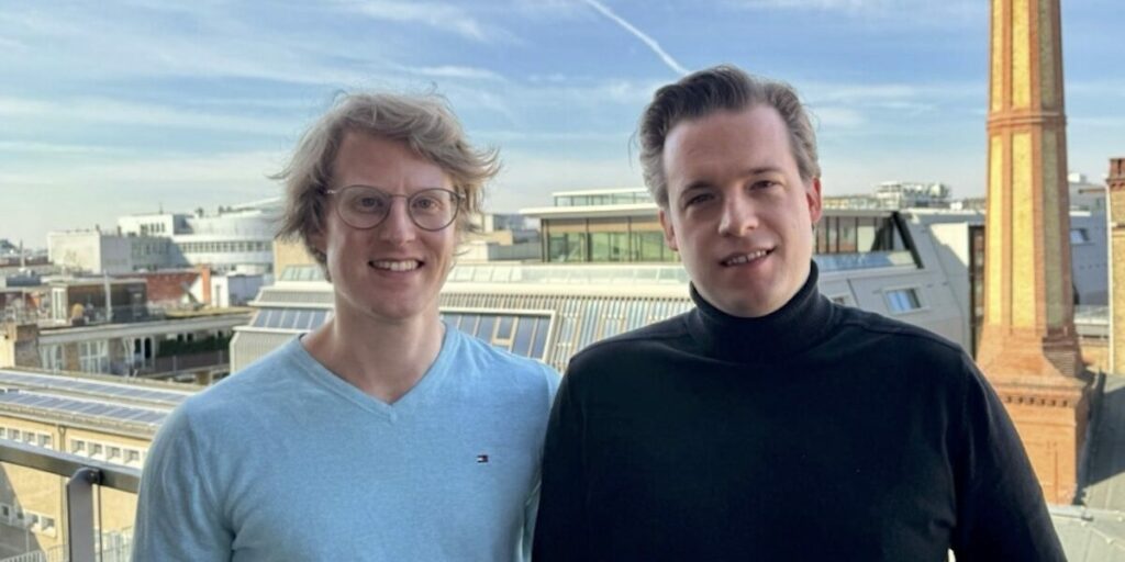 Matthias Martensen, CEO Ostrom (l); Simon Bartmann, Co-CEO Bullfinch
