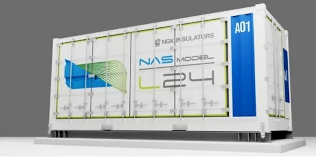 Batteriespeicher, Natrium-Schwefel, BASF, NGK, NAS Modell L24