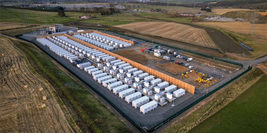 Zenobe, Batteriespeicher, Schottland, Netzdienstleistungen