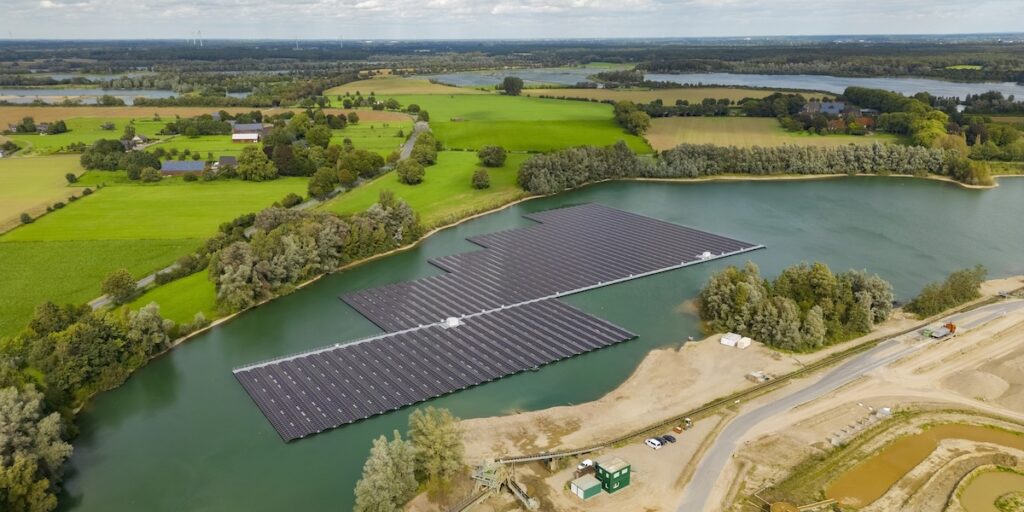 Floating PV, Wesel-Bislich, NRW