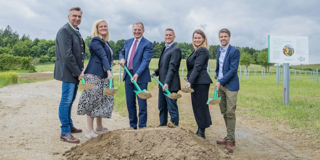 Spatenstich für Oberösterreichs größte Agri-PV-Anlage
