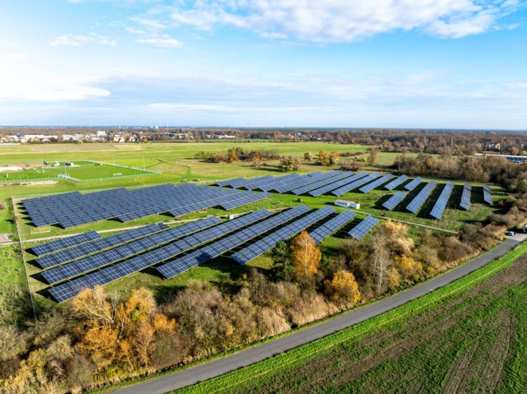 Pfalzwerke, Solarpark, Lilienthal, Repowering