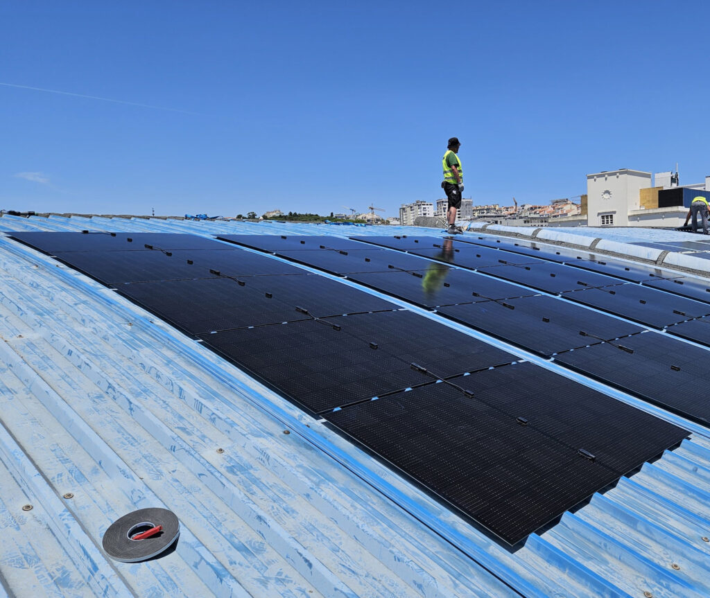 Sunoyster, Leichtmodule, Installation, Hafen in Lissabon
