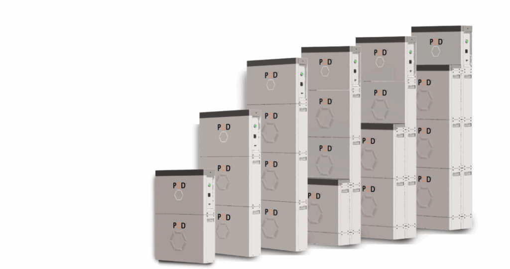 Power Cap, Natrium-Ionen-Speicher, Skalierbar, 2-7 Batteriemodule
