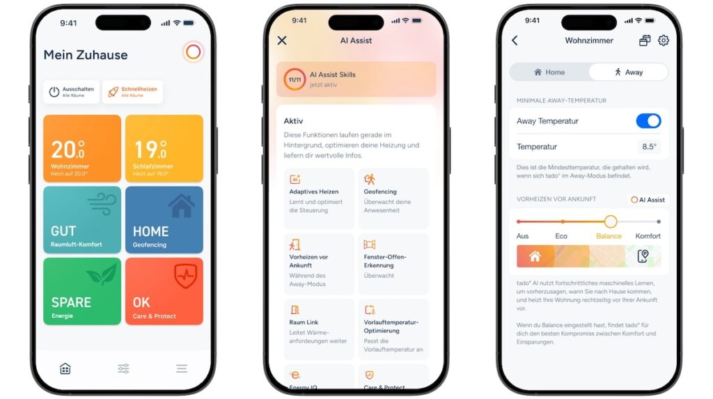 Tado, Energiemanagement, Heizungssteuerung, AI Assist, App