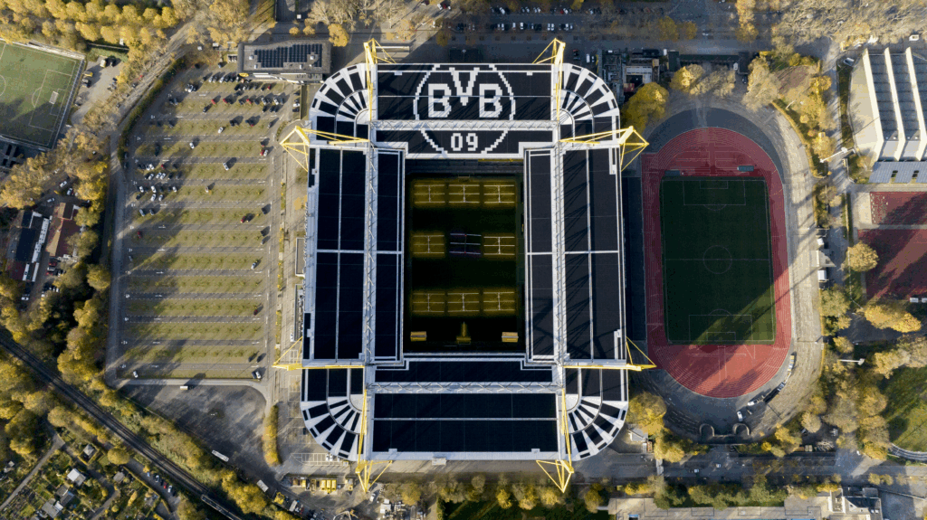 BVB, Stadiondach, Photovoltaik-Anlage, RWE