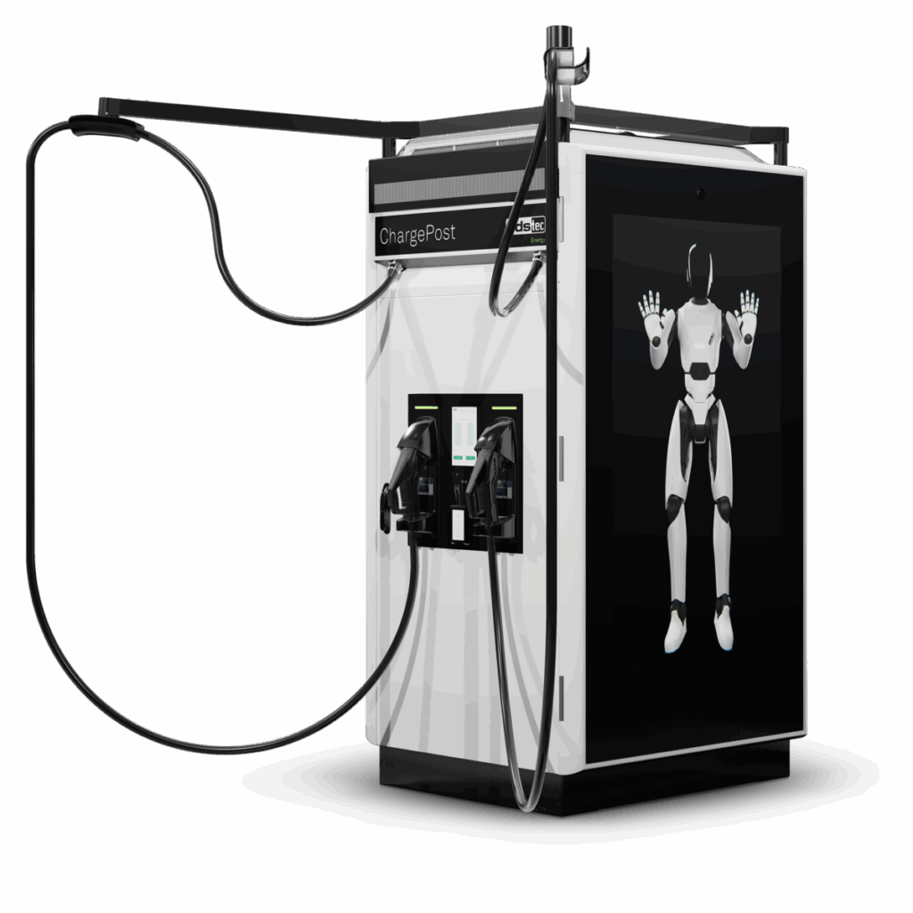 ChargePost Ads Tec Energy Schnellader mit Batteriespeicher