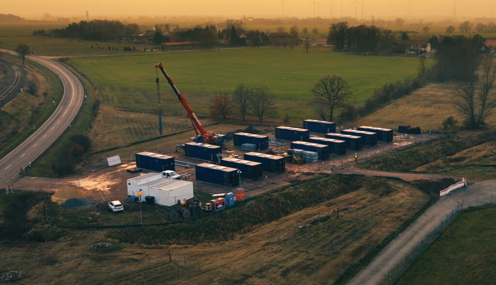 Batteriespeicher, Neoen, Bauphase