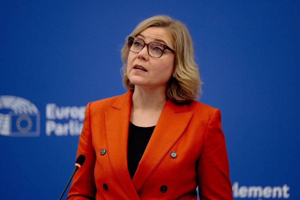 Henna Virkunnen executiv Vziepräsidentin für technology souveränität bei PRessekoinferent