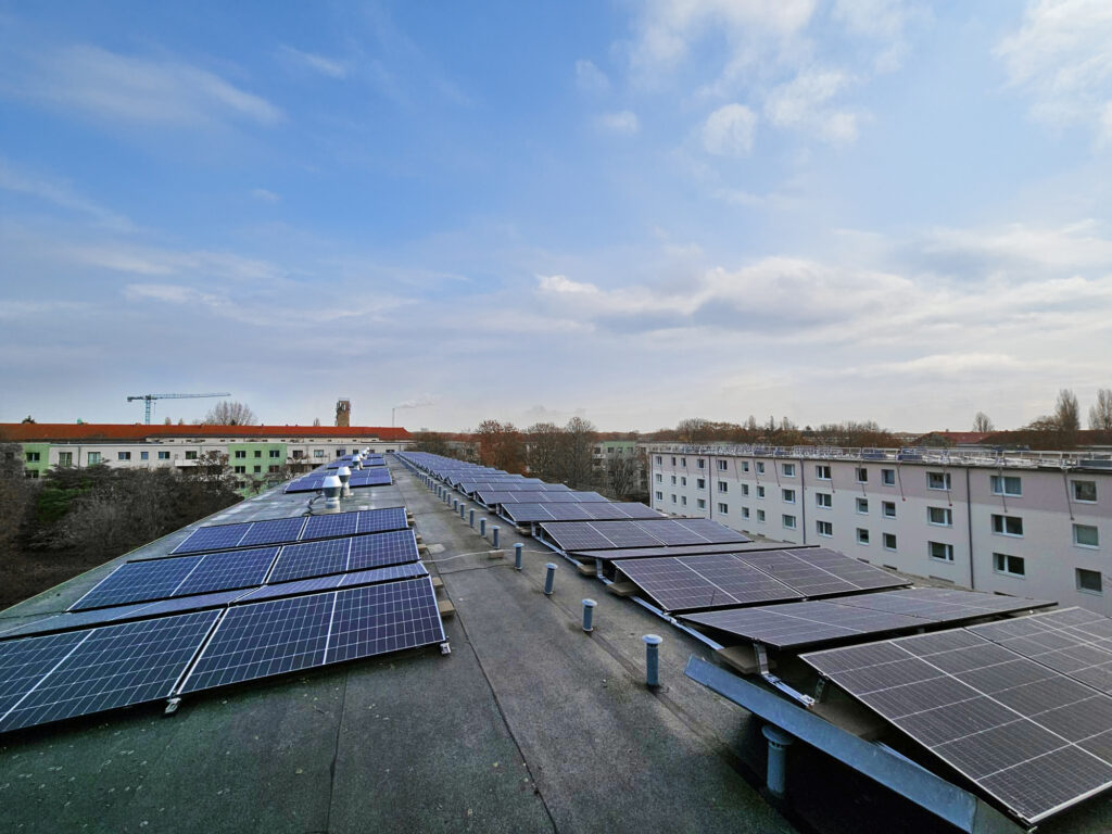 Mieterstromprojekt von Calor Energy in Berlin Treptow mit mehr als 5 Megawatt Leistung