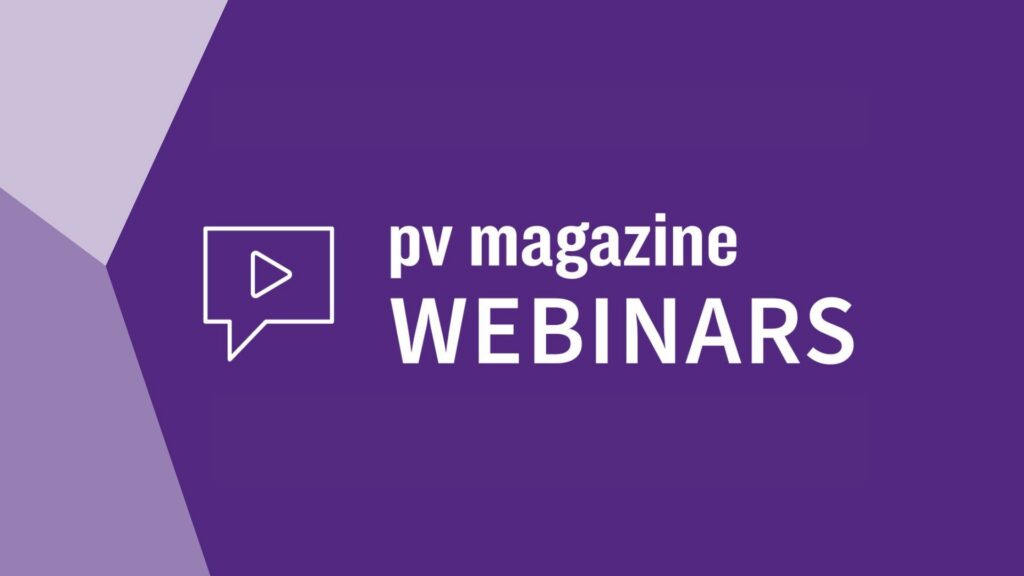 pv magazine webinars