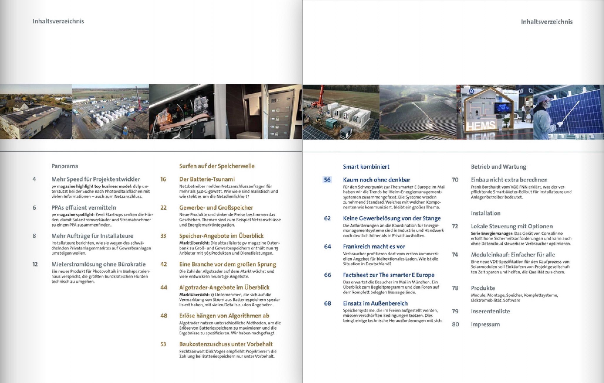 pv magazine Deutschland Februar 2025 TOC