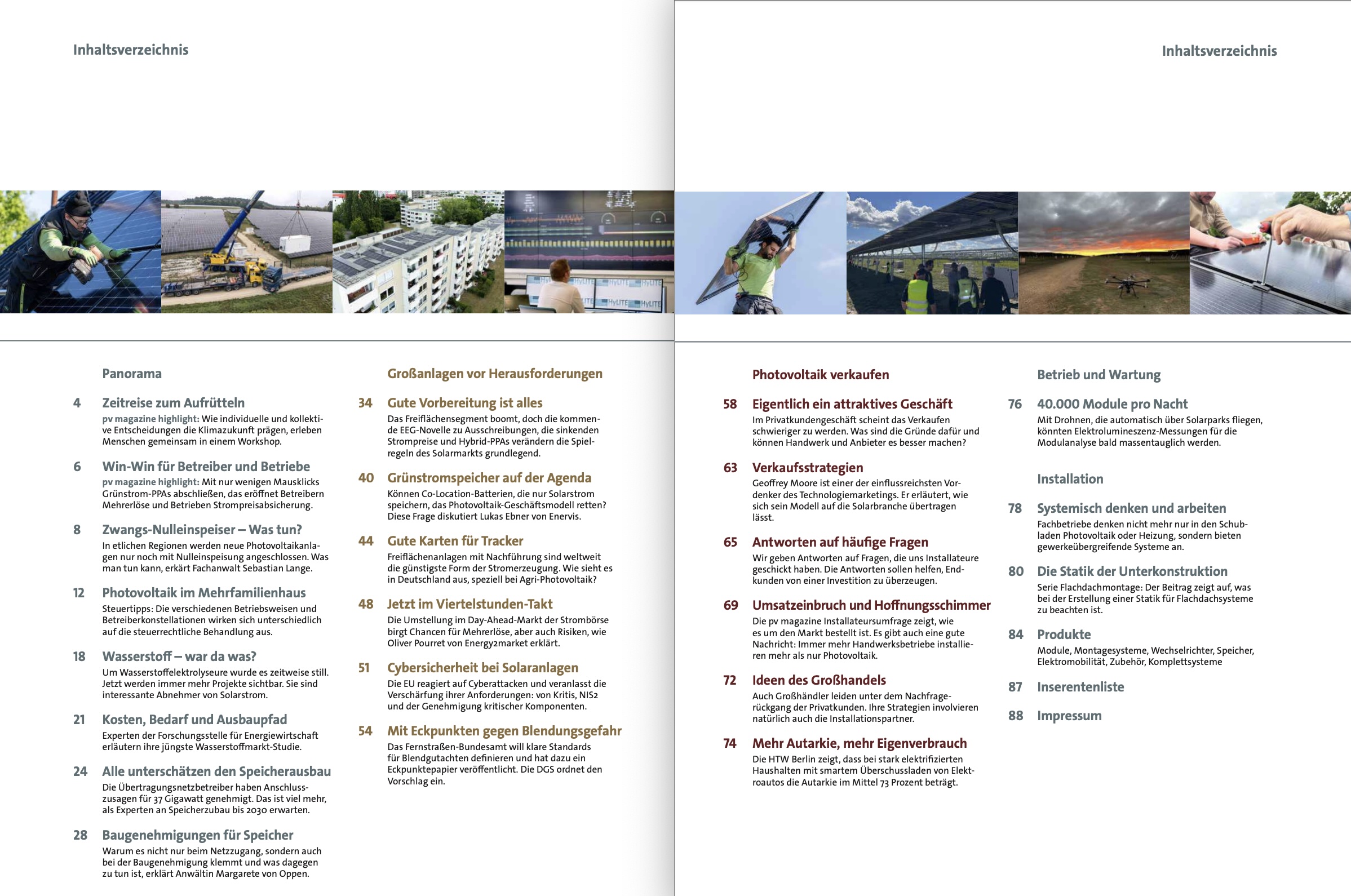 pv magazine Deutschland November 2025 TOC