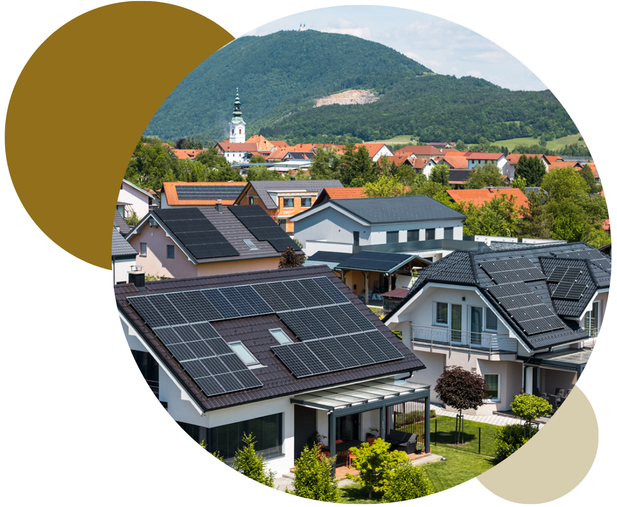 Private Dachanlagen, Einfamilienhaus