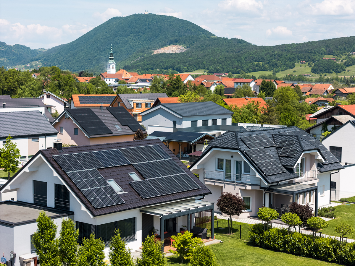 Private Dachanlagen, Einfamilienhaus