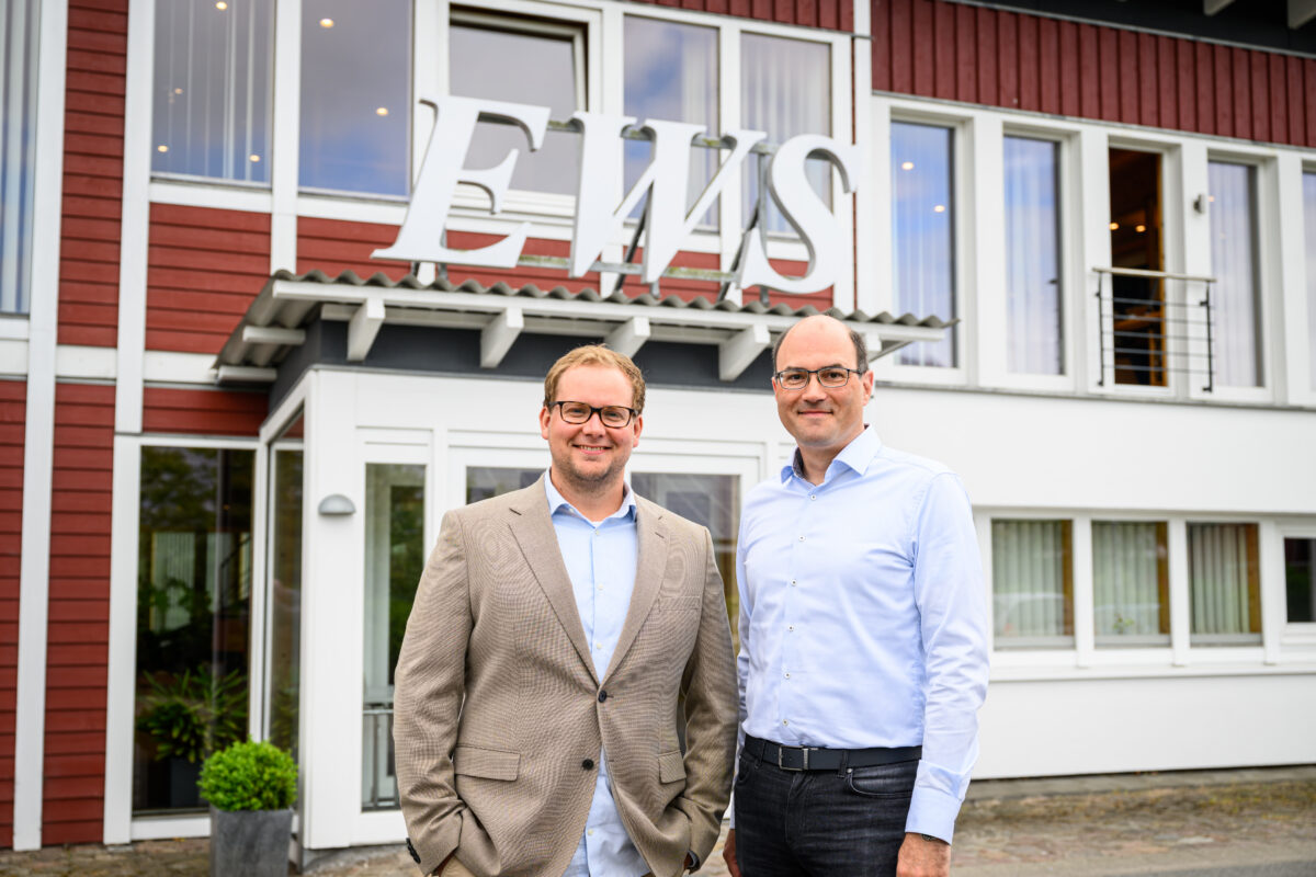 Jan Peter Dahm und Stefan Ebert von EWS