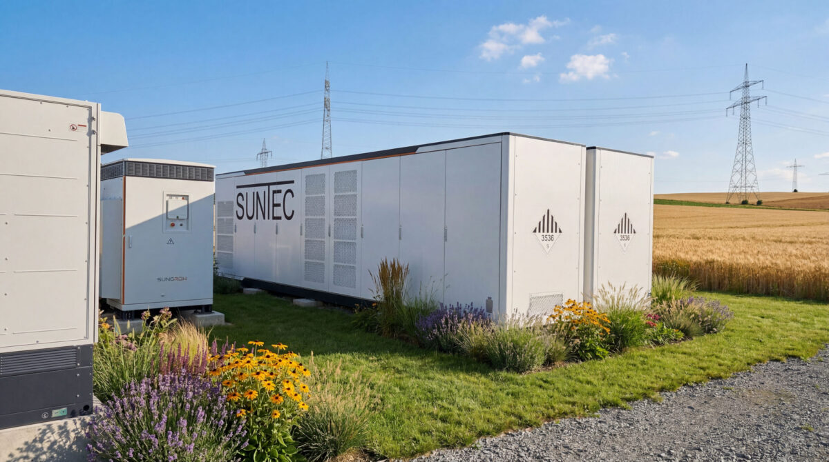 Suntec, Entrix, Speicher, Vermarktung, Grey-Co-Location