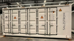 Salzstrom, Batteriecontainer, Natrium-Eisenphoshat-Technologie