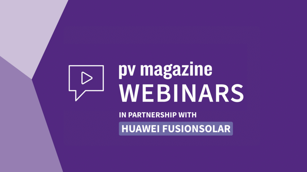 Huawei fusionsolar Webinar