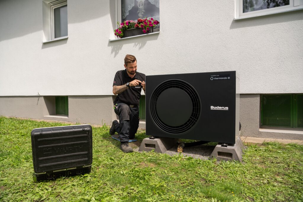 Thermondo, Installation Wärmepumpen