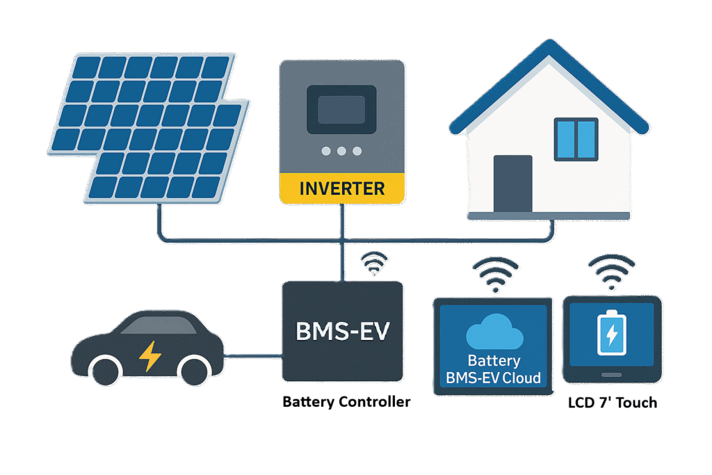 Controller für das Batteriemanagement von BMS EV
