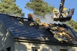 Brand, Anlage, Photovoltaik-Dachziegel