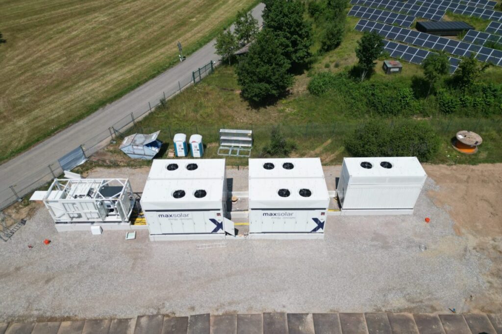 netzdienlicher Speicher von Maxsolar in Wutzldorf, Sungrow-Systeme
