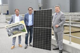 Wien bereitet bei eibner Kläranlage den Bau eines Photovoltaik-Faltdachs vor