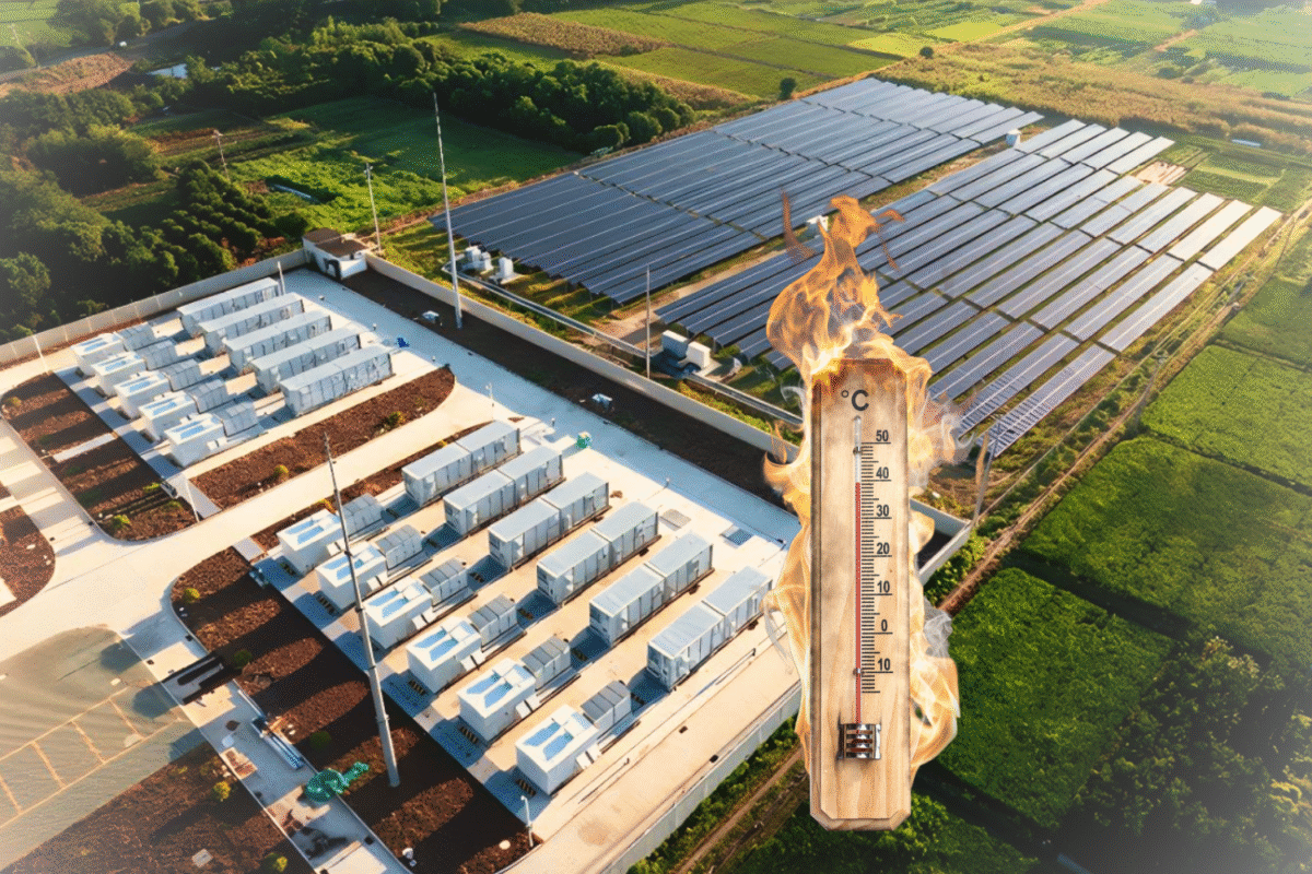 Batteriespeicher und PV-Anlagen sollten immer zusammen gedacht werden, gerade mit Blick auf Hitzewellen