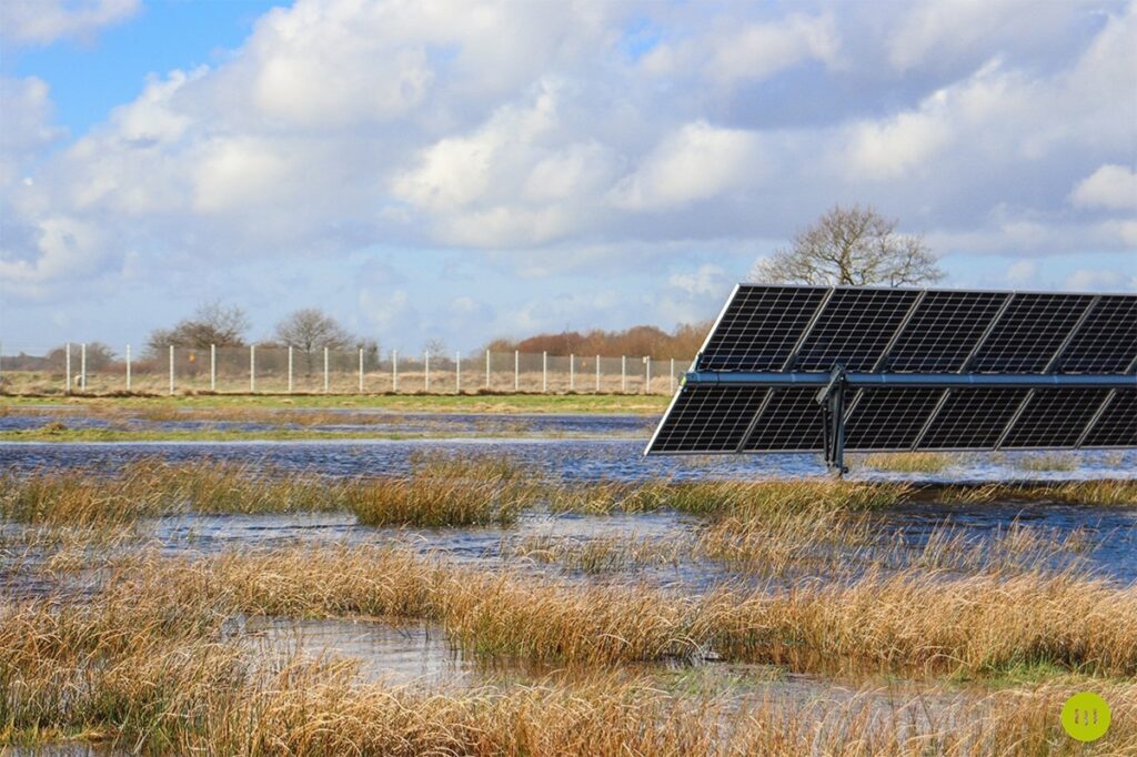Moor-PV-Pilotanlage in Schleswig-Holstein