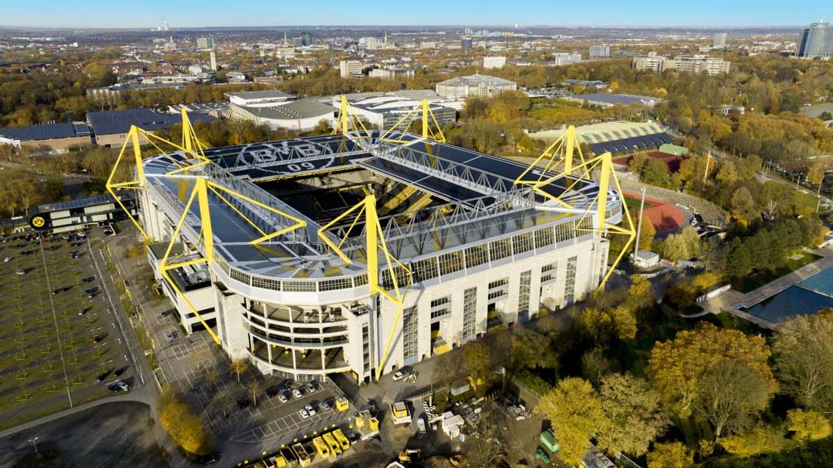 BVB, Fußballstadion, Photovoltaik-Dachanlage, 5 Megawatt