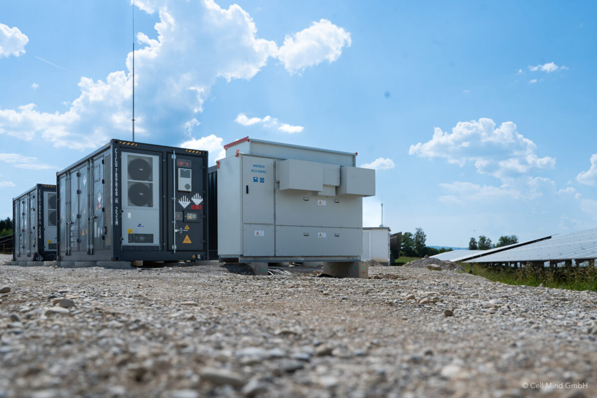 Co-Location-Graustromspeicher, Nägeleried, Cell Mind, FCA, Vermarktung Suena Energy
