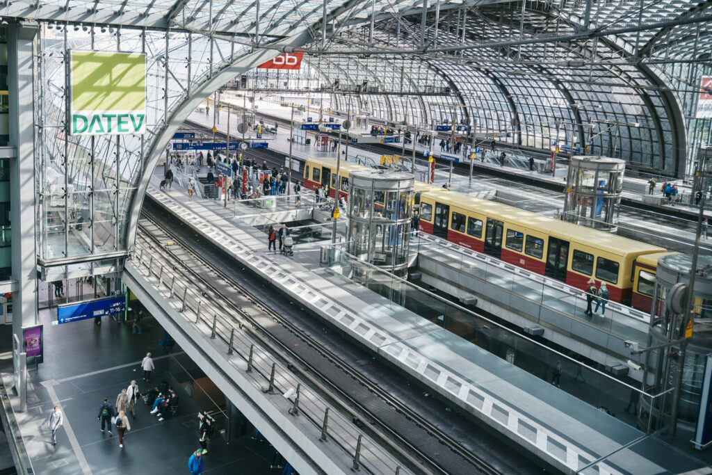 Berliner Hauptbahnhof Innenansicht