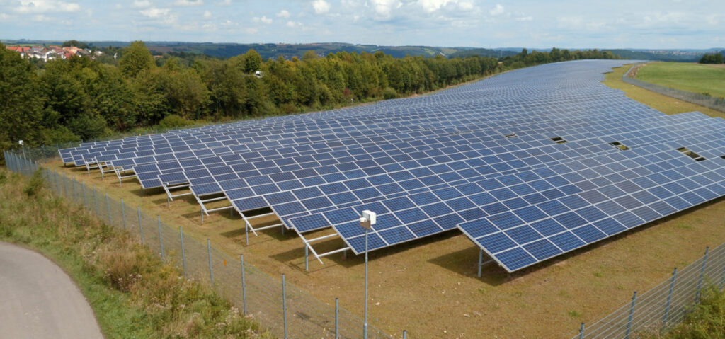 Solarpark von Trianel in der Südwestpfalz