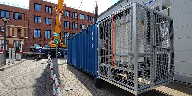 Container, Strom, Wärme, Wasserstoff, autarke Energieversorgung, Hochschule Fulda