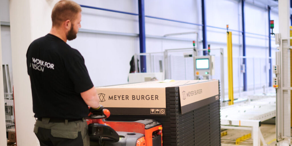 Logistik, Solarmodule, Meyer Burger