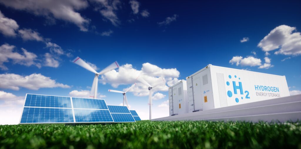 Grüner Wasserstoff aus Solar und Wind