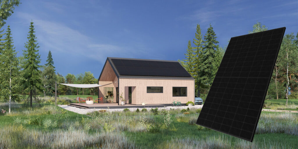 neues vollständig schwarzes Solarmodul von Sharp für private und gewerbliche Dachanlagen