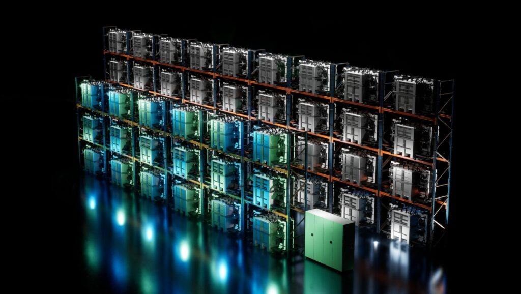 Rendering, CMBlu Energy Solidflow Batterie, Mercedes Benz