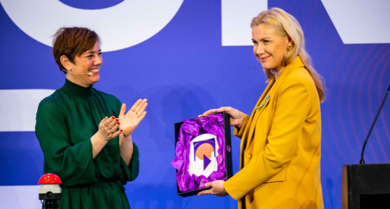 Solarpower Europe Summit, CEO Walburga Hemetsberger, EU-Energiekommissarin Kadri Simson