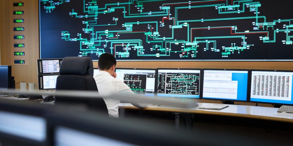 50 Hertz, Kontrollzentrum, Energieversorger, Leitwarte