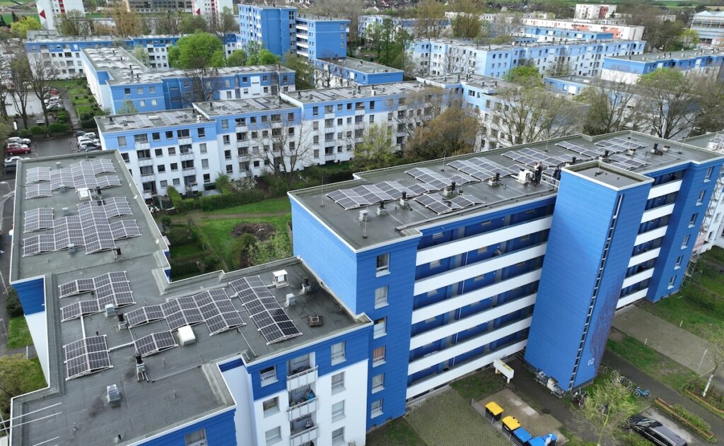 LEG Immobilien SE, Solarwatt, Mieterstrom-Projekt, Berliner Viertel in Monheim am Rhein