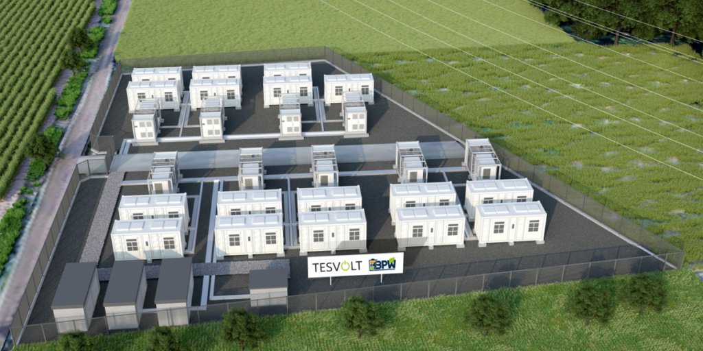 Tesvolt, EWR, Großspeicher, Umspannwerk, Worms