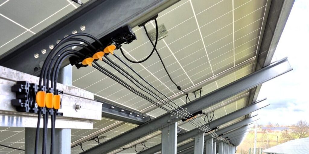 Solarpark, DC-Verkabelung, Engesolar