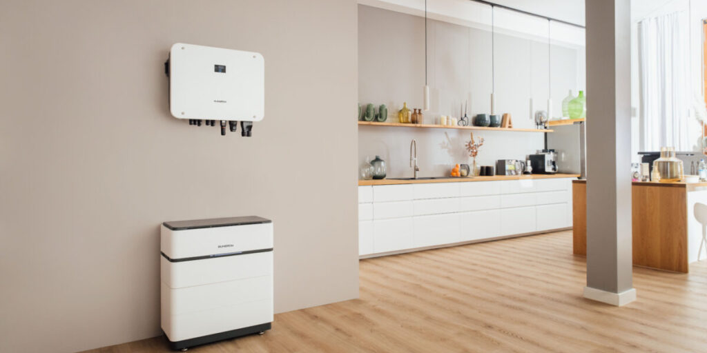 Sungrow, Heimspeicher, Wechselrichter, Wohnzimmer