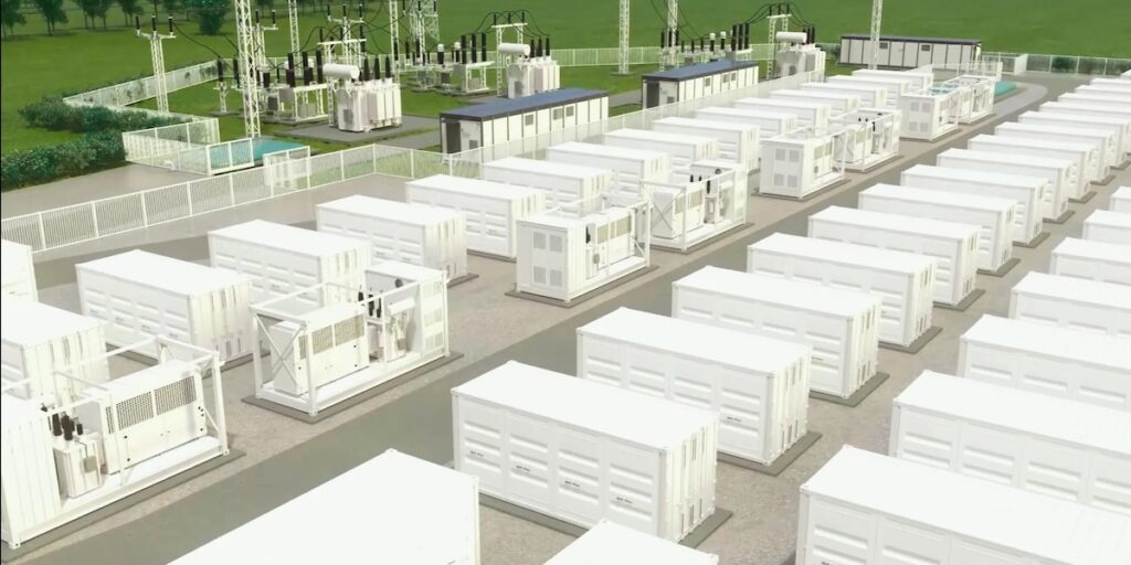 Projektskizze, Batteriespeicher, Großspeicher, RE.Venture, Kränzlin, Brandenburg