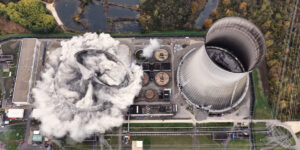 RWE, Sprengung, Kühltürme, AKW Grundremmingen